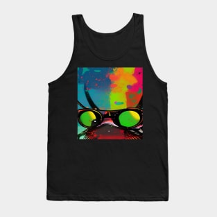 COOL ANGRY FROGGY WITH SUNGLASSES Tank Top